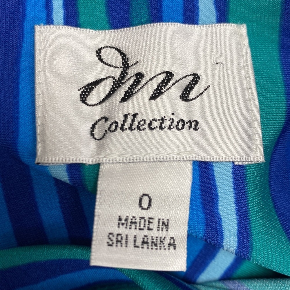 dm collection Striped Jersey Dress NWT Size 0 - Picture 10 of 15